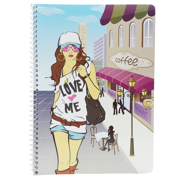 Sổ Lò Xo Devyt A4 160 Trang 60801 - Hình Dạo Phố