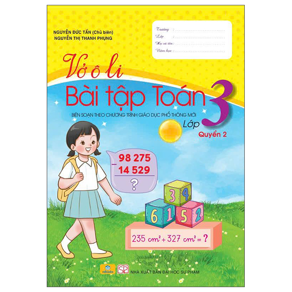 Sách Vở Ô Li Bài Tập Toán Lớp 3 - Quyển 2 - Nguyễn Tấn Đức