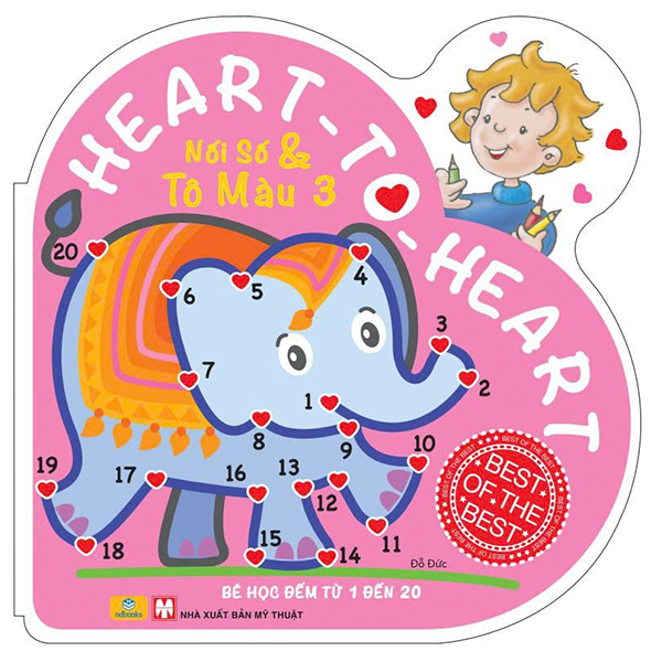 Heart To Heart - Nối Số Và Tô Màu - Tập 3 (Tái Bản 2025)