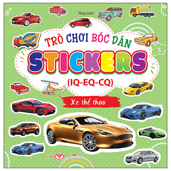 Trò Chơi Bóc Dán Sticker IQ-EQ-CQ - Xe Thể Thao