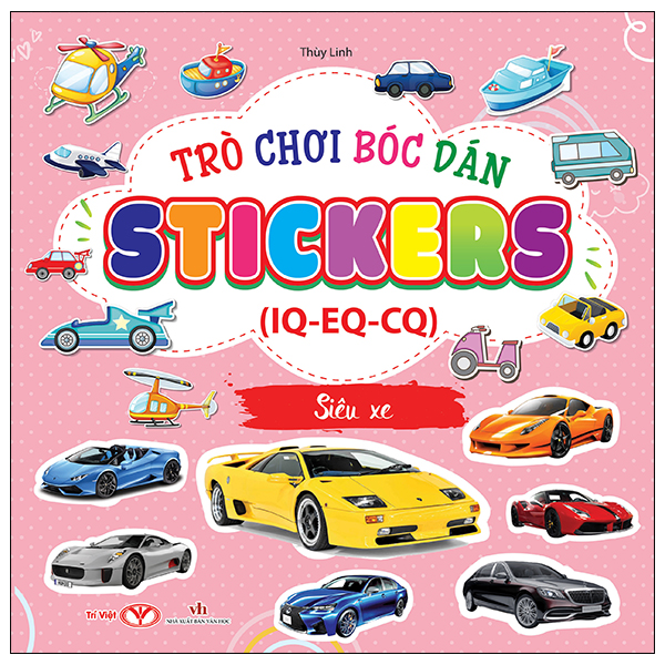 Trò Chơi Bóc Dán Sticker IQ-EQ-CQ - Siêu Xe