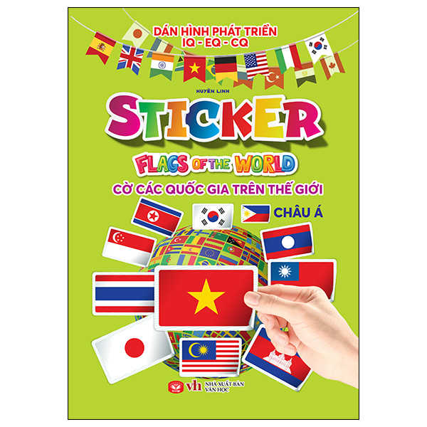 Sticker Flag Of The World - Cờ Các Quốc Gia Trên Thế Giới - Châu Á
