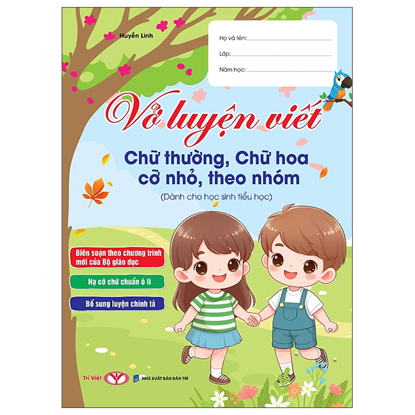 Sách Vở Luyện Viết Chữ Thường, Chữ Hoa Cỡ Nhỏ, Theo Nhóm - Nhóm Dolphin