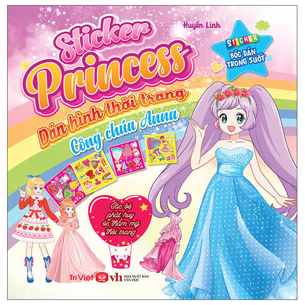 Sách Sticker Princess - Dán Hình Thời Trang - Công Chúa Anna - T.Hờ