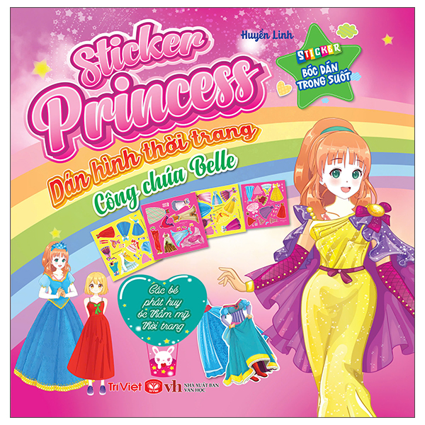 Sách Sticker Princess - Dán Hình Thời Trang - Công Chúa Belle - T.Hờ