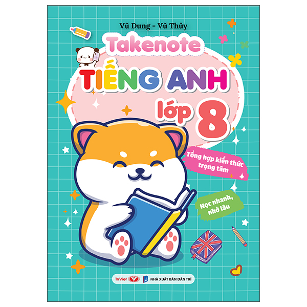 Sách Takenote - Tiếng Anh Lớp 8 - Dung Vũ