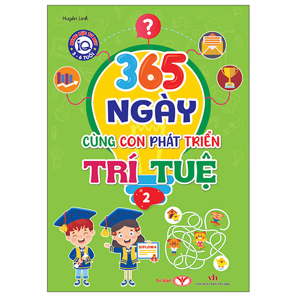 Sách Năng Lực Tư Duy IQ 3-6 Tuổi - 365 Ngày Cùng Con Phát Triển Trí Tuệ - Linh Linh