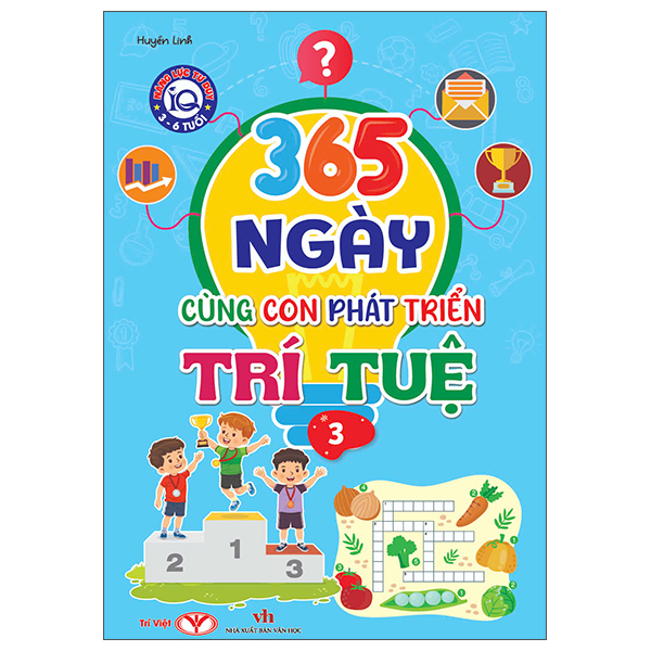 Sách Năng Lực Tư Duy IQ 3-6 Tuổi - 365 Ngày Cùng Con Phát Triển Trí Tuệ - Linh Linh