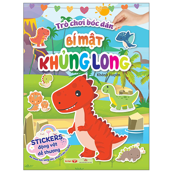 Sách Trò Chơi Bóc Dán - Bí Mật Khủng Long - Khánh Huyền