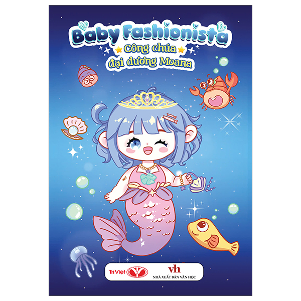 Sách Baby Fashionista - Công Chúa Đại Dương Moana - Vân Dương