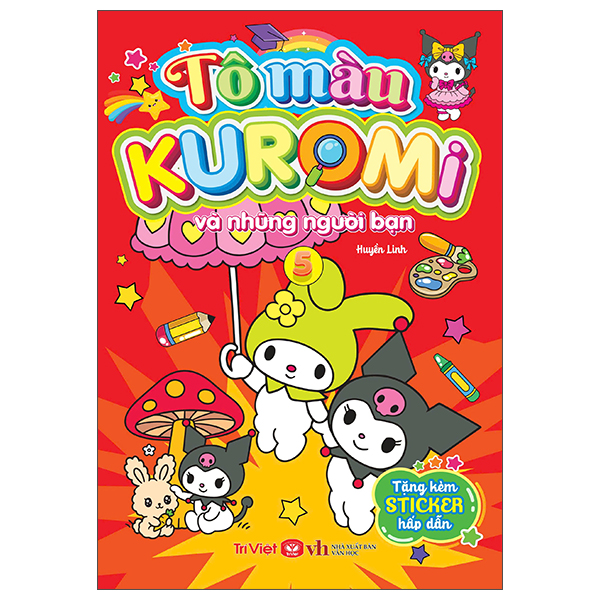 Sách Tô Màu Kuromi Và Những Người Bạn - Tập 5 - Linh Linh