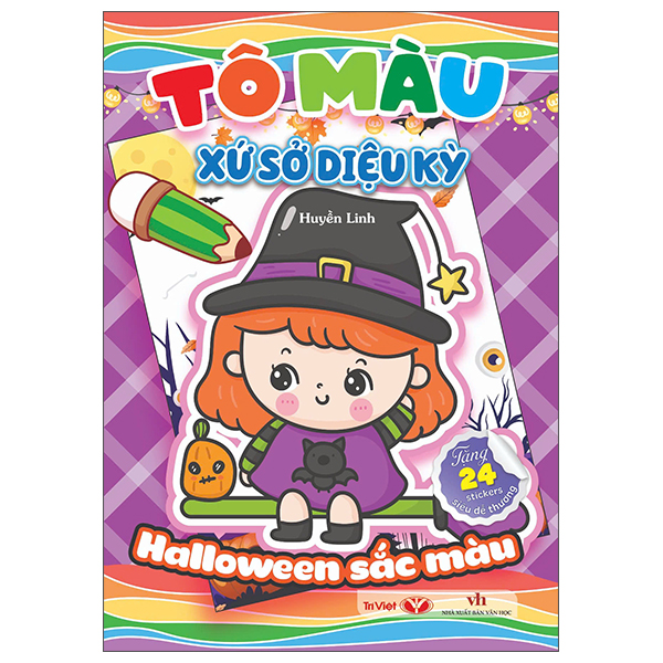 Sách Tô Màu Xứ Sở Diệu Kỳ - Halloween Sắc Màu - Huyền Diệu