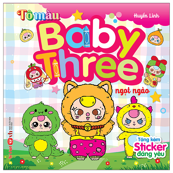 Sách Tô Màu Baby Three Ngọt Ngào - Linh Linh
