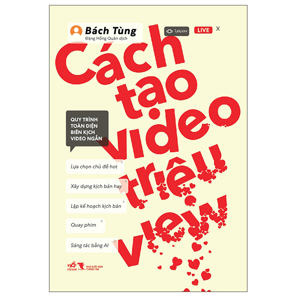 Sách Cách Tạo Video Triệu View - Thông Tấn