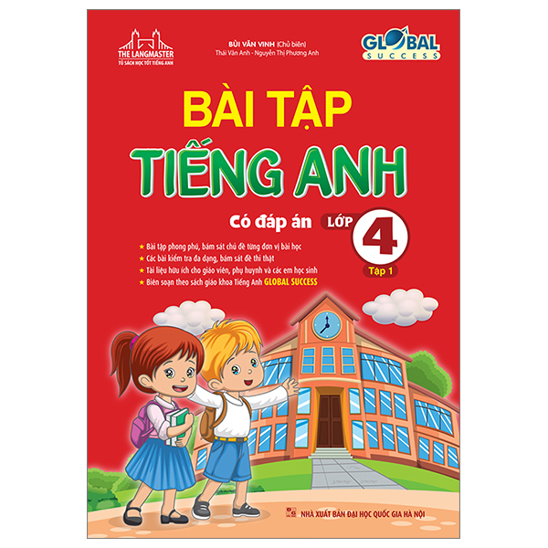 Bài Tập Tiếng Anh Lớp 4 - Tập 1 (Có Đáp Án) (Global Success) (Tái Bản 2026)