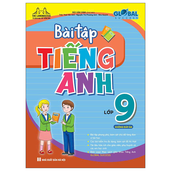 Sách Global Success - Bài Tập Tiếng Anh Lớp 9 - Không Đáp Án - ThS Nguyễn Thị Vân Anh