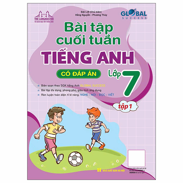 Sách Global Success - Bài Tập Cuối Tuần Tiếng Anh Lớp 7 - Tập 1 (Có Đá - Phương Thúy