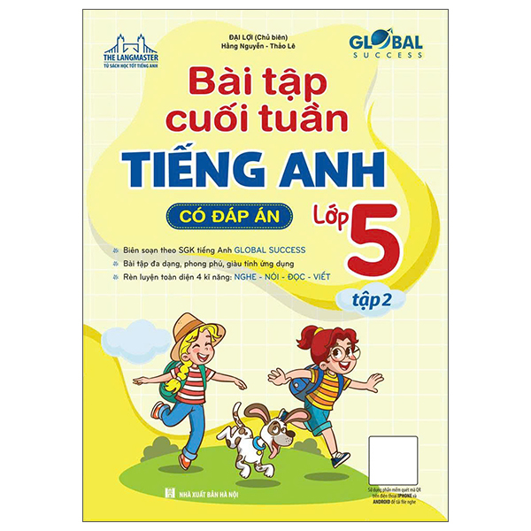 Sách Global Success - Bài Tập Cuối Tuần Tiếng Anh Lớp 5 - Tập 2 (Có Đá - Lê Nguyễn