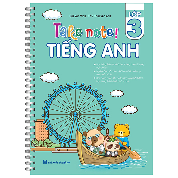 Sách Take Note! - Tiếng Anh 3 - Bản Lò Xo - Vân Anh