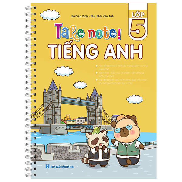 Sách Take Note! - Tiếng Anh 5 - Bản Lò Xo - Vân Anh