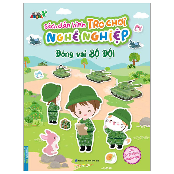 Sách Sách Dán Hình Trò Chơi Nghề Nghiệp - Đóng Vai Bộ Đội - Do