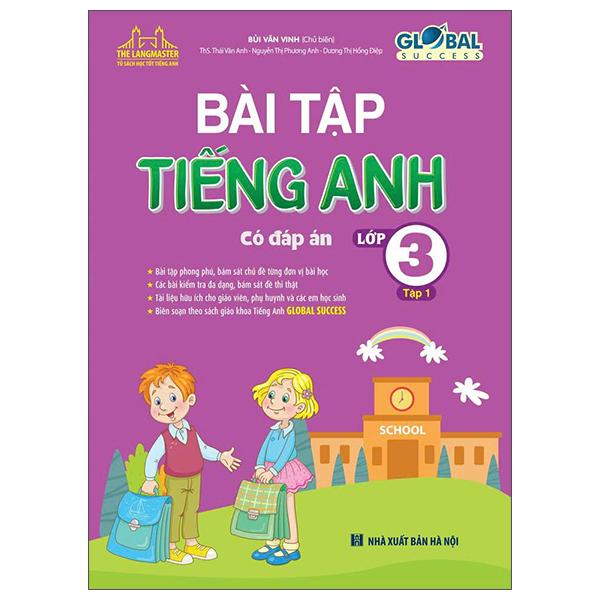 Sách Global Success - Bài Tập Tiếng Anh Lớp 3 - Tập 1 (Có Đáp Án) (Tái B - Bùi Văn Vinh