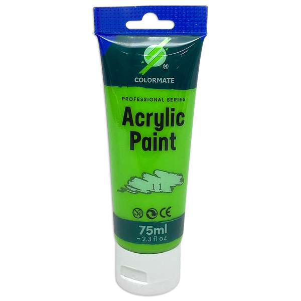 Tuýp Màu Vẽ Acrylic Paint 75 ml - Colormate - Màu Xanh Lá