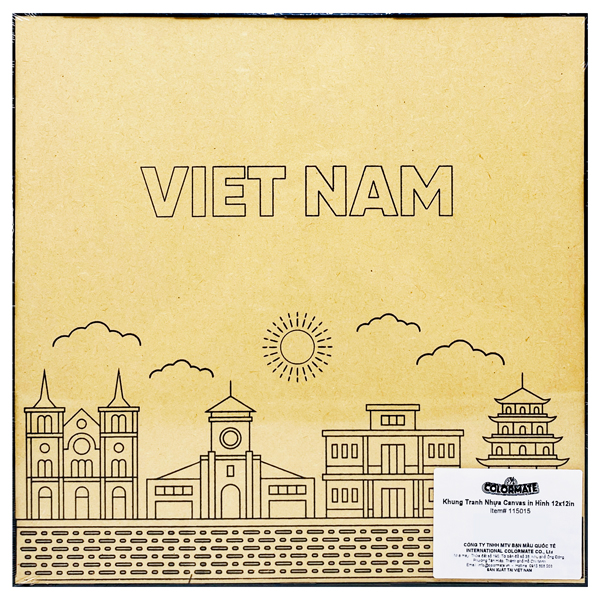 Khung Tranh Nhựa Canvas In Hình - 12 x 12 inch - Colormate 115015 - Việt Nam 1