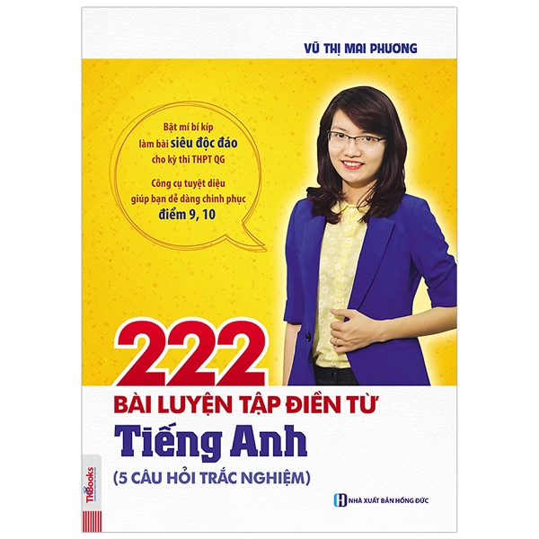 [Phiên chợ sách cũ] 222 Bài Luyện Tập Điền Từ Tiếng Anh