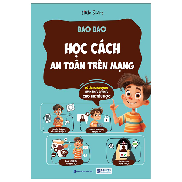 Sách Kỹ Năng Sống Cho Trẻ Tiểu Học - Bao Bao Học Cách An Toàn Trên M� - Little Stars