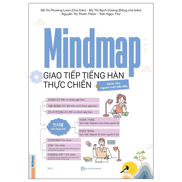 Sách Mindmap Giao Tiếp Tiếng Hàn Thực Chiến Cho Người Mới Bắt Đầu - Hồng Chiến