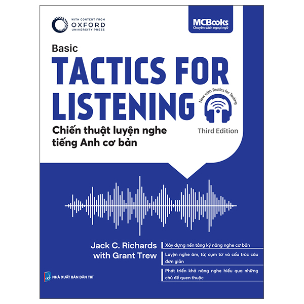 Sách Tactics For Listening - Basic - Chiến Thuật Luyện Nghe Tiếng Anh Cơ Bả - Hồng Anh