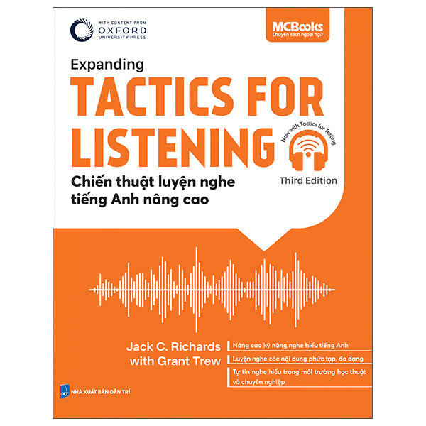 Sách Tactics For Listening - Expanding - Chiến Thuật Luyện Nghe Tiếng Anh Nân - Anh Chi