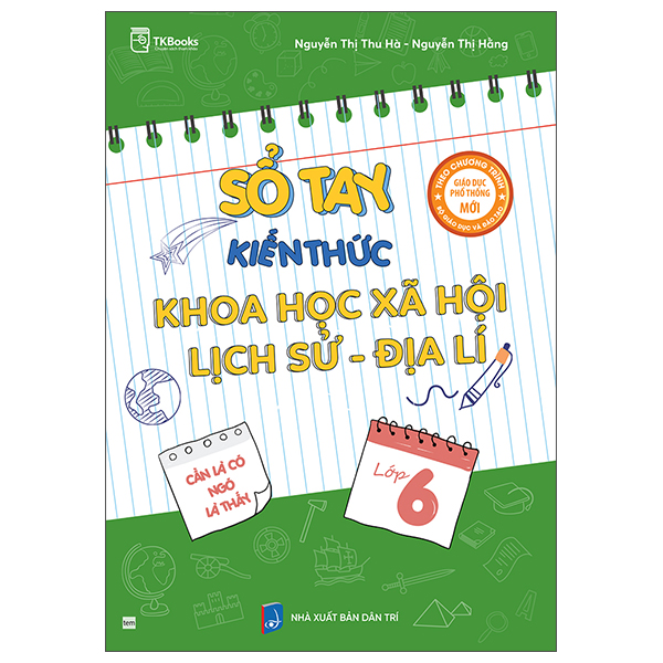 Sách Sổ Tay Kiến Thức Khoa Học Xã Hội-Lịch Sử-Địa Lí Lớp 6 - Thu Hằng