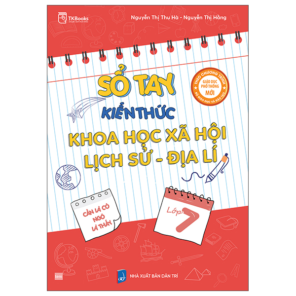 Sách Sổ Tay Kiến Thức Khoa Học Xã Hội Lịch Sử-Địa Lí Lớp 7 - Thu Hằng