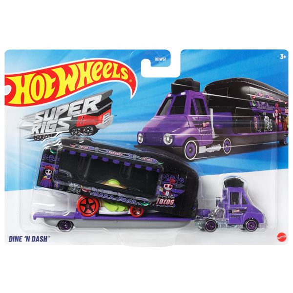 Siêu Xe Tải Trung Chuyển Hot Wheels BDW51 - Dine 'N Dash