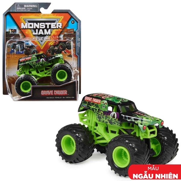 Chiến Xe Monster Jam - 6044941 - Mẫu 13 - Grave Digger (Mẫu Sản Phẩm Giao Ngẫu Nhiên)