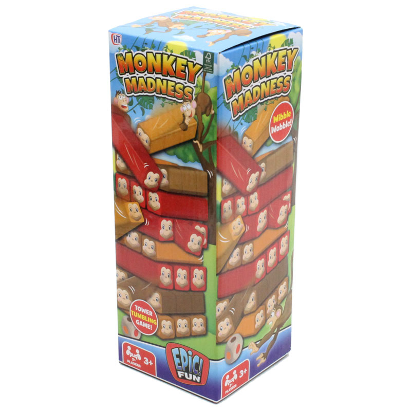 Monkey Rutt Đồ Chơi Rút Gỗ Monkey Madness - Epic Fun 1375952 - FAHASA.COM
