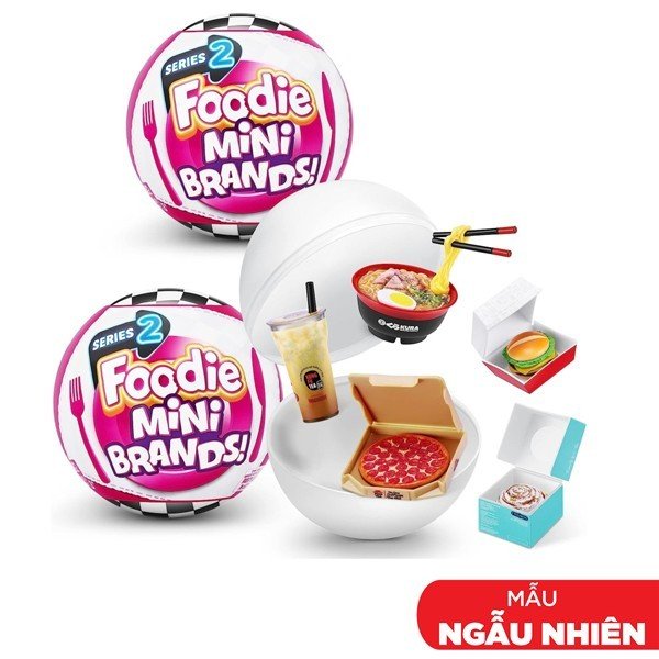 Đồ Chơi Trứng Sưu Tập Foodie Mini Brands! Series 2 - 5 Surprise - Zuru 77438