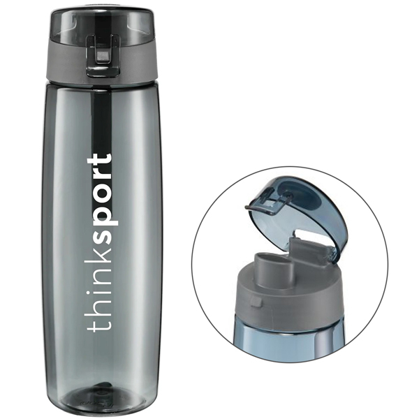 Bình Nước Thể Thao Kita Active 700 ml - Inochi HIN.BIKA.0700 - Màu Xám