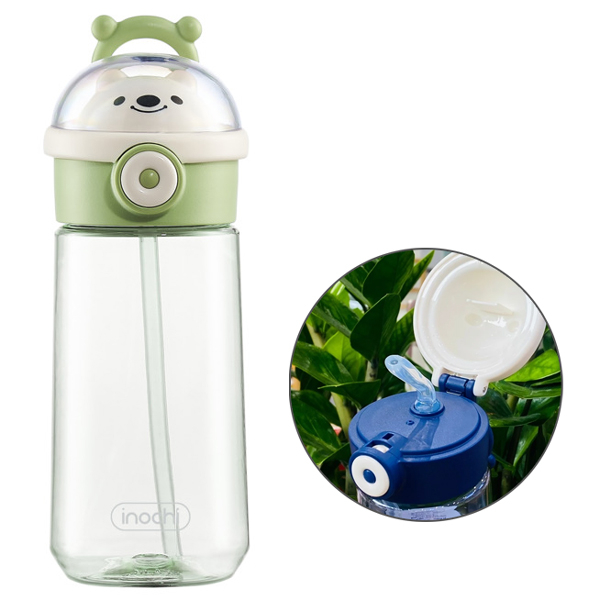 Bình Nước Kita Boo 480 ml - Inochi HNK.BIKB.0480 - Màu Xanh Lá