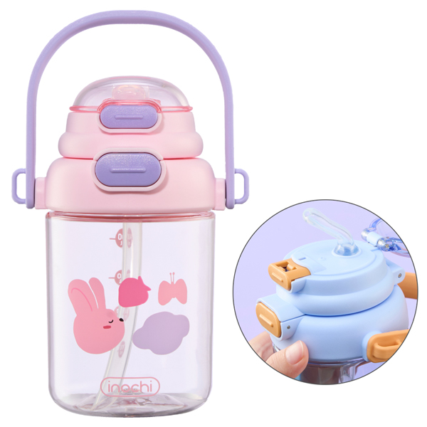 Bình Nước Kita Pop 560 ml - Inochi XL-2401 - Màu Hồng