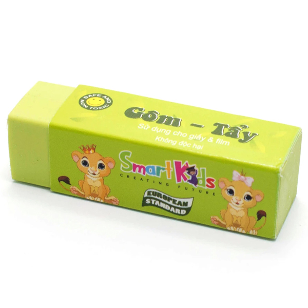 Gôm Tẩy Smartkids ER-10GR - Xanh Lá