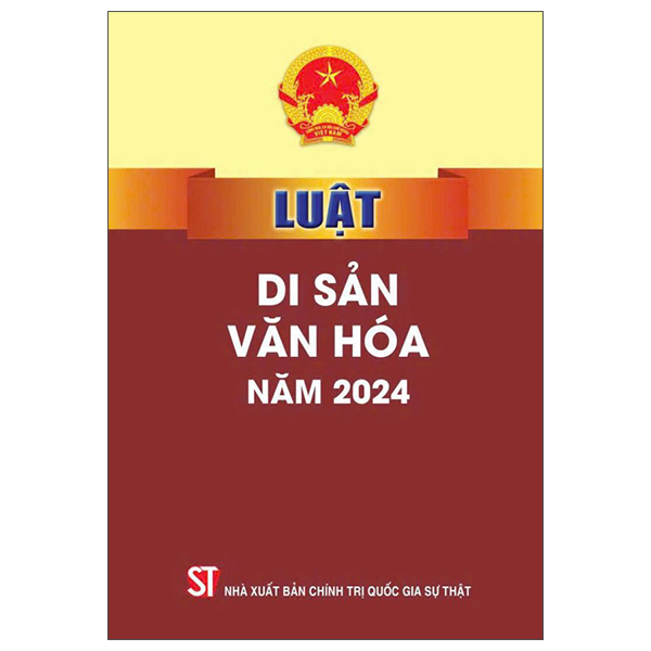 [Phiên chợ sách cũ] Luật Di Sản Văn Hóa Năm 2024