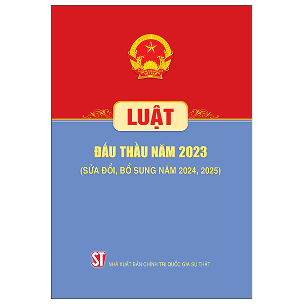 Sách Luật Đấu Thầu Năm 2023 (Sửa Đổi, Bổ Sung Năm 2024, 2025) - Sun