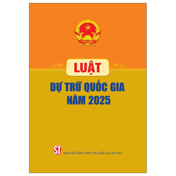 Sách Luật Dự Trữ Quốc Gia Năm 2025 - Quốc Nam