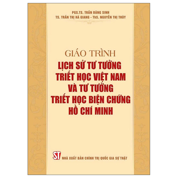 Sách Giáo Trình Lịch Sử Tư Tưởng Triết Học Việt Nam Và Tư Tưởng T - Chính Trị Quốc Gia Sự Thật