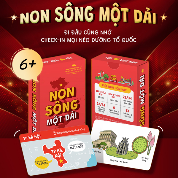 Bộ Thẻ Flashcard Non Sông Một Dải