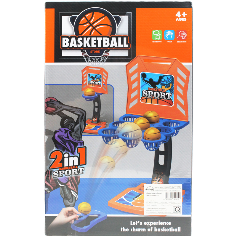 Đồ Chơi Bóng Rổ Mini 2 In 1 - Basketball Sport 9251 (1297) - FAHASA.COM