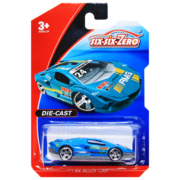 Đồ Chơi Mô Hình Siêu Xe Die-Cast - Six-Six-Zero 660-S - Màu Xanh